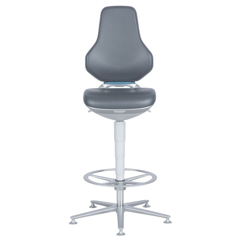 Ергономичен лабораторен стол BIMOS TEXON 3 9171R сив